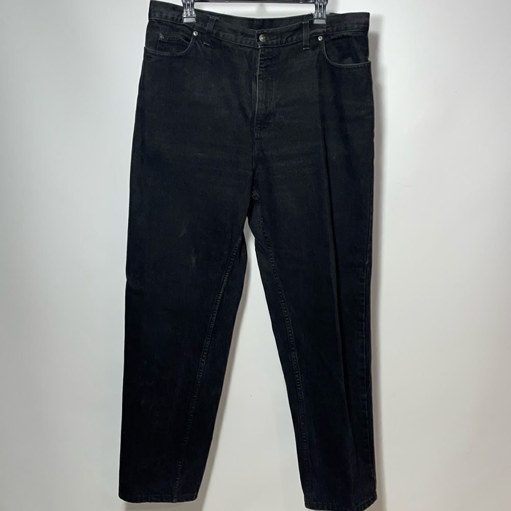 Lands end black jeans